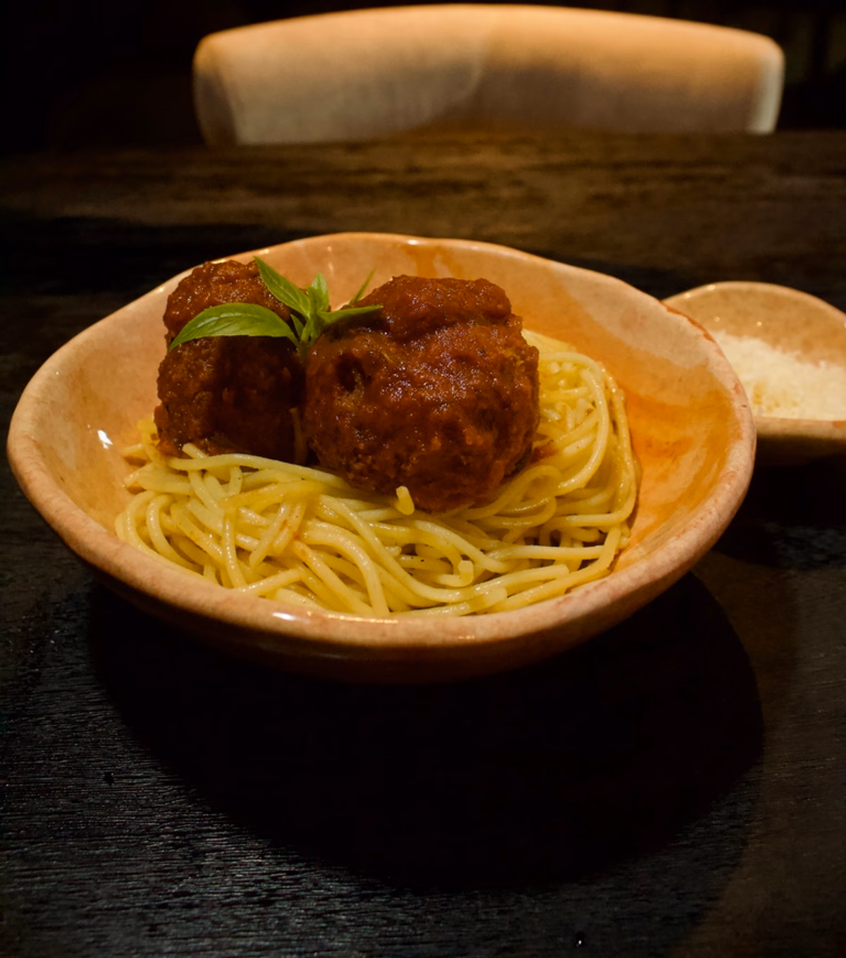 Espagueti con albóndigas